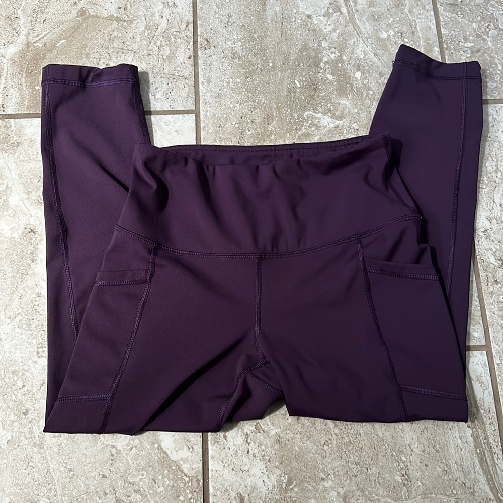 Women’s leggings deep purple by 90 degrees